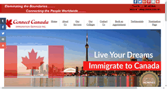 Desktop Screenshot of connectcanada.com